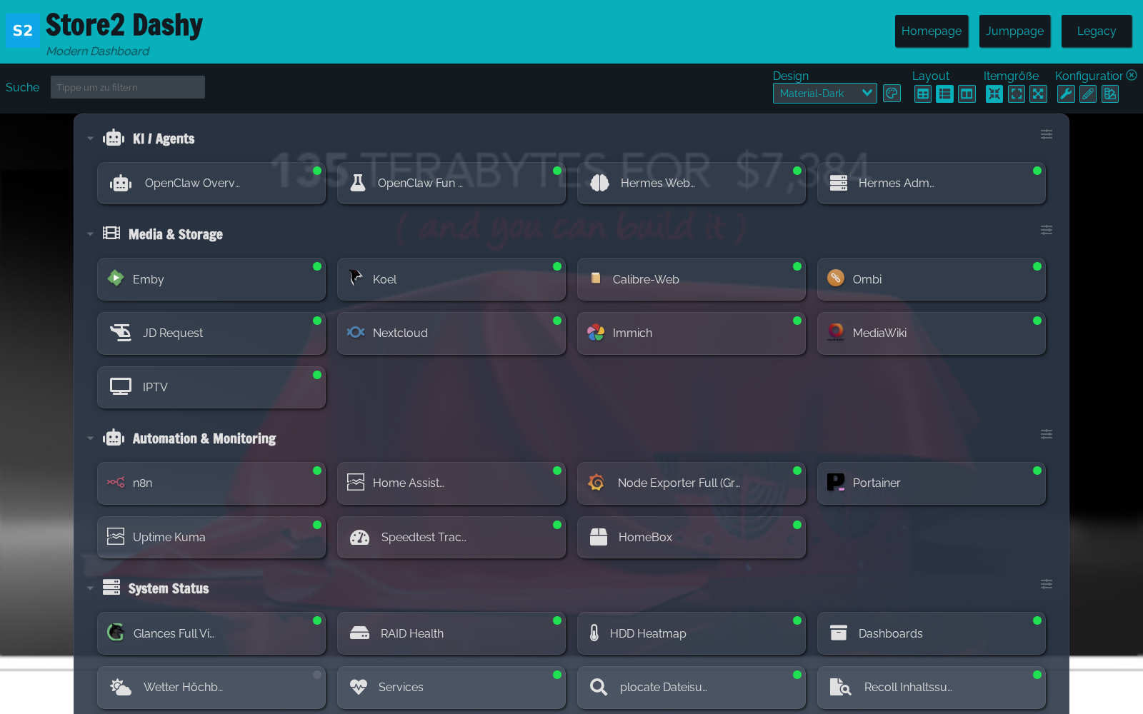 Dashy Dashboard